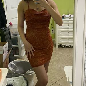 GBG Orange Mini Dress
